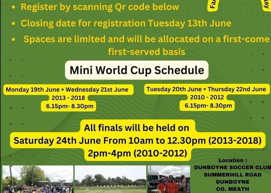 Dunboyne AFC Mini World Cup
